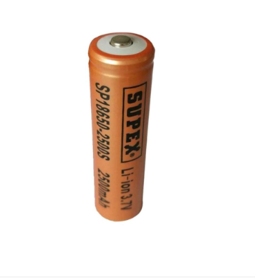 🔋 SUPEX 18650 3.7V 2500mAh — LİTYUM İYON (Li-ion) PİL HÜCRESİ